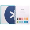 Cuaderno espiral a4 micro antartik tapa forrada80h 90 gr horizontal 1 banda 4 taladros color turquesa
