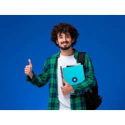 Cuaderno espiral a4 micro antartik tapa forrada80h 90 gr horizontal 1 banda 4 taladros color turquesa