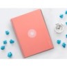 Cuaderno espiral a4 micro antartik tapa forrada80h 90 gr horizontal 1 banda 4 taladros color rosa claro
