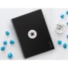Cuaderno espiral a4 micro antartik tapa forrada80h 90 gr horizontal 1 banda 4 taladros color negro