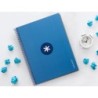 Cuaderno espiral a4 micro antartik tapa forrada80h 90 gr horizontal 1 banda 4 taladros color azul oscuro
