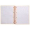 Cuaderno espiral a4 micro antartik tapa forrada80h 90 gr horizontal 1 banda 4 taladros color peach