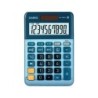 Calculadora casio ms-100em sobremesa 10 digitos tx /- tecla color azul