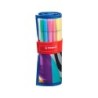 Rotulador stabilo punta de fibra pen 68 arty estuche rollerset de 25 unidades colores surtidos