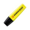 Rotulador stabilo boss fluorescente 70 amarillo estuche de 4 unidades