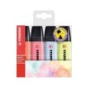 Rotulador stabilo boss fluorescente 70 pastel estuche de 4 unidades colores