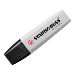 Rotulador stabilo boss fluorescente 70 pastel gris polvoriento