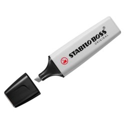 Rotulador stabilo boss fluorescente 70 pastel gris polvoriento