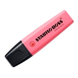 Rotulador stabilo boss fluorescente 70 pastel fucsia helado