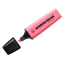 Rotulador stabilo boss fluorescente 70 pastel fucsia helado