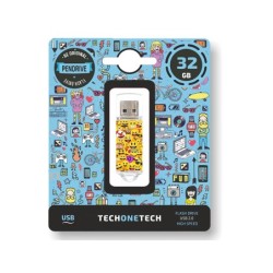 Memoria usb tech on tech emojitech emojis 32 gb