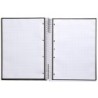 Cuaderno espiral a4 micro antartik tapa forrada 80h 90 gr cuadro 5mm 1 banda 4 taladros negro