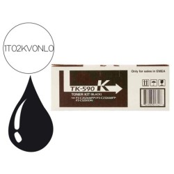Toner kyocera tk-5195c -mita negro tk590k