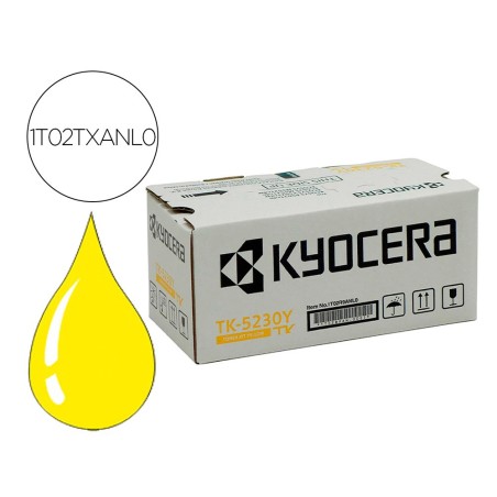 Toner kyocera mita tk-5230y amarillo 2200 pag