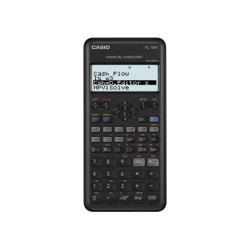 Calculadora casio fc-100v financiera 4 lineas 102 digitos almacenamiento flash calculo de ganancias con tapa
