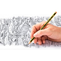 Lapices de grafito staedtler noris n.2 hb blister de 3 unidades