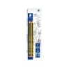 Lapices de grafito staedtler noris n.2 hb blister de 3 unidades