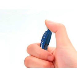 Boligrafo pilot g-2 azul tinta gel retractil sujecion de caucho en blister