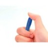 Boligrafo pilot super grip azul retractil sujecion de caucho tinta base de aceite en blister de 2 unidades