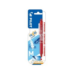 Boligrafo pilot frixion clicker borrable 0,7 mm punta media rojo en blister