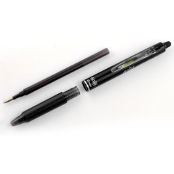 Boligrafo pilot frixion clicker borrable 0,7 mm punta media negro en blister