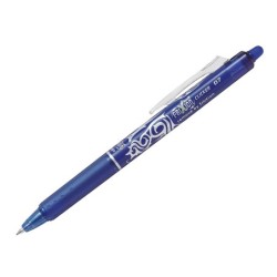 Boligrafo pilot frixion clicker borrable 0,7 mm punta media azul en blister