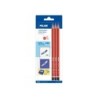 Lapices de grafito milan hexagonal hb  goma 430  afilalapiz blister de 3 unidades