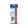 Lapices de grafito milan hexagonal hb  goma 430  afilalapiz blister de 3 unidades