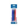 Boligrafo milan p1 retractil 1 mm touch blister de 4 unidades colores surtidos