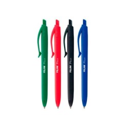 Boligrafo milan p1 retractil 1 mm touch blister de 5 unidades colores surtidos