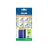 Sacapuntas milan collection plastico 2 usos  4 gomas de borrar 430