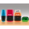 Sacapuntas milan compact touch duo plastico 2 usos con goma  2 recambios de goma en blister