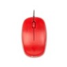 Raton ngs wired flame optico con cable 1000 dpi ambidiestros usb color rojo