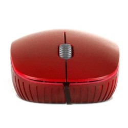Raton ngs wired flame optico con cable 1000 dpi ambidiestros usb color rojo