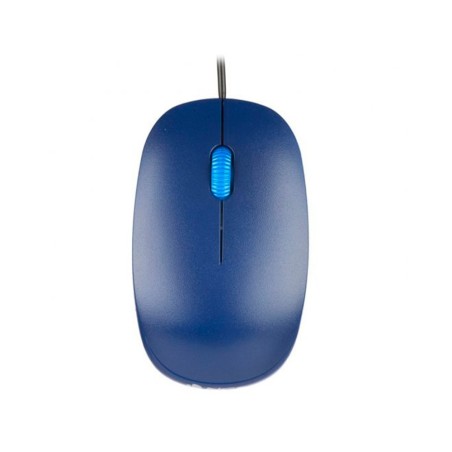 Raton ngs wired flame optico con cable 1000 dpi ambidiestros usb color azul