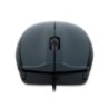 Raton ngs wired mist optico con cable 1000 dpi ambidiestros usb color negro