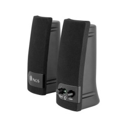 Altavoz ngs multimedia 2.0 rms 2w alimentacion usb con interruptor volumen color negro