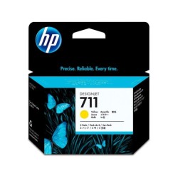 Ink-jet hp designjet t120/t520 amarillo n 711 pack 3/1000 paginas
