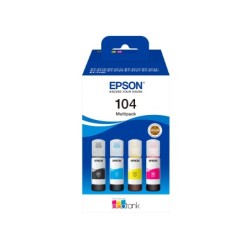 Ink-jet epson /104 4 clr multipack (bk / c / m / y)/ecotank et-2710 / et-2711 / et-2712 / et-2714 / et-2715