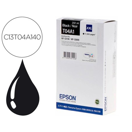 Ink-jet epson wf-c8190 / wf-c8690 xxl negro