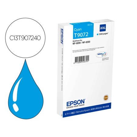 Ink-jet epson wf-6xxx cian xxl