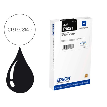 Ink-jet epson wf-6590dwf/wf-6090dw negro xl