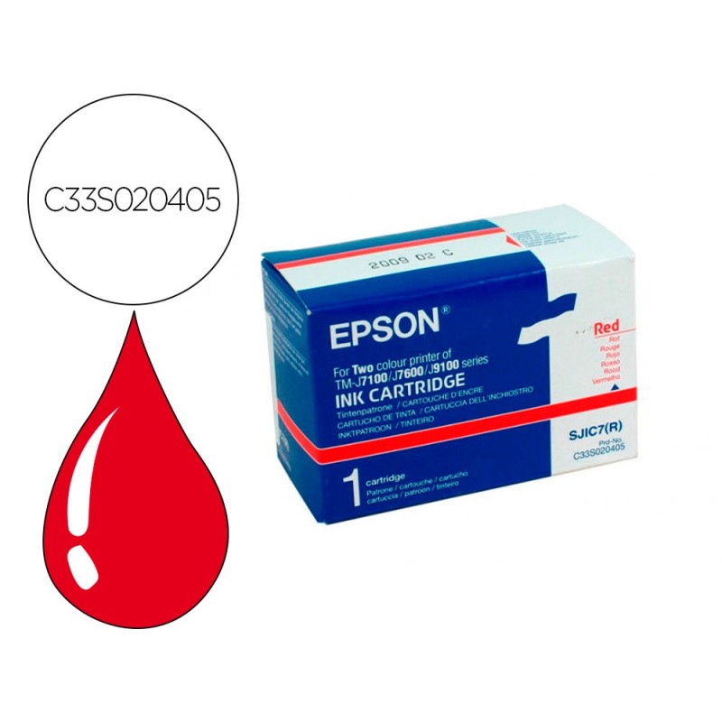 Ink-jet epson tm-j 7100/7600 rojo