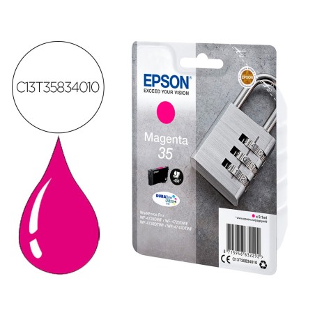 Ink-jet epson singlepack magenta 35 durabrite ultra ink