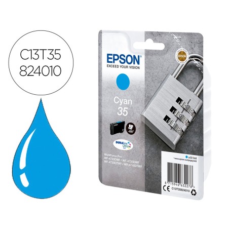 Ink-jet epson singlepack cian 35 durabrite ultra ink