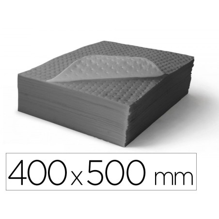 Alfombrilla mantenimiento faru absorvente de fluidos 400x500 mm caja de 200 unidades