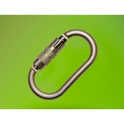 Mosqueton faru acero galvanizado automatico virola 18 mm resistencia 25 kn