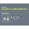 Arnes anticaidas faru dorsal y esternal basico con enganche cincha 45 mm