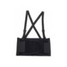 Cinturon antilumbago faru elastico con tirantes talla xl color negro