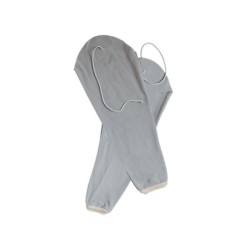 Manguito para soldador faru cuero al cromo puño elastico y cordon sujecion superior